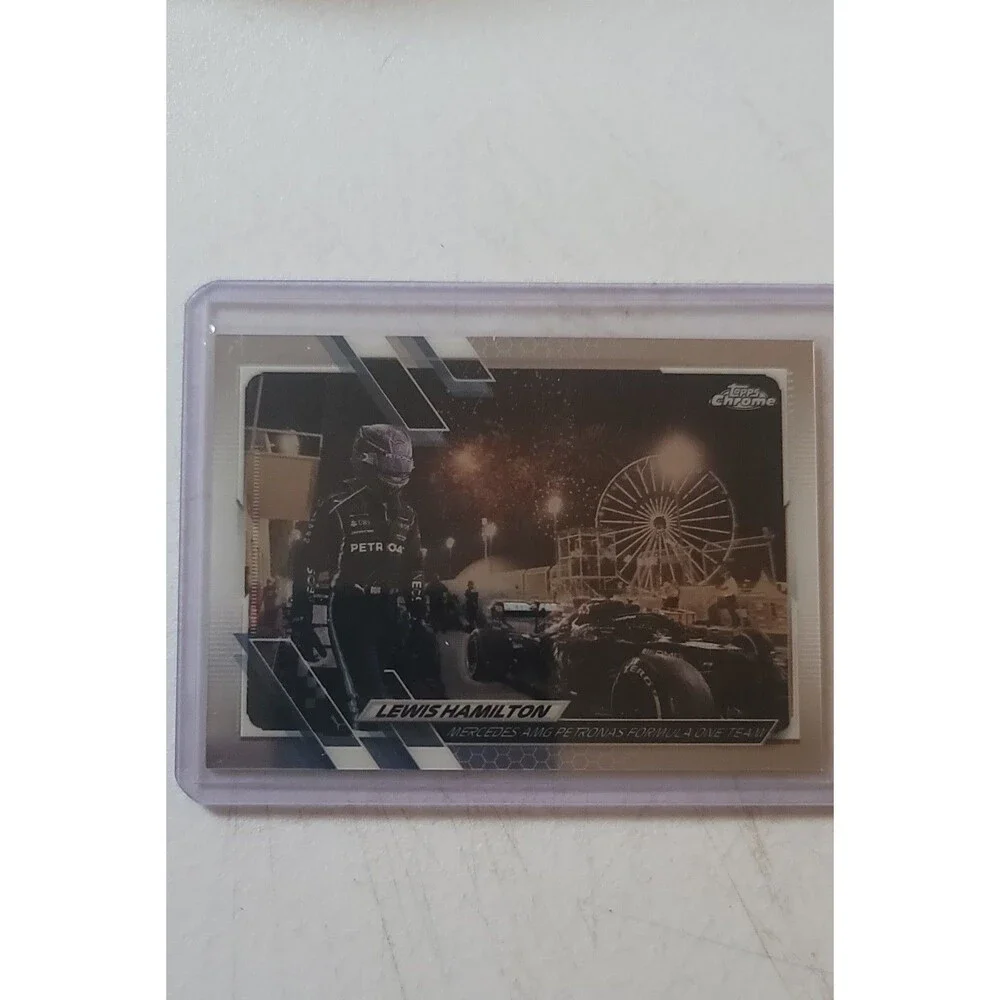 2021 Topps Chrome Formula 1 - F1 Racers Lewis Hamilton #56 Refractor